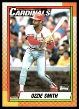 Ozzie Smith 1990 Topps #590 Cardinals MLB READ FREE SHIPPING AutographDen