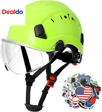 ABS Safety Hard Hat - ANSI Z89.1 Approved Safety Helmet with Visor Adjustable Ve