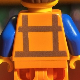 Lego Movie Emmet Minifigure tlm087 New. From Set 70801