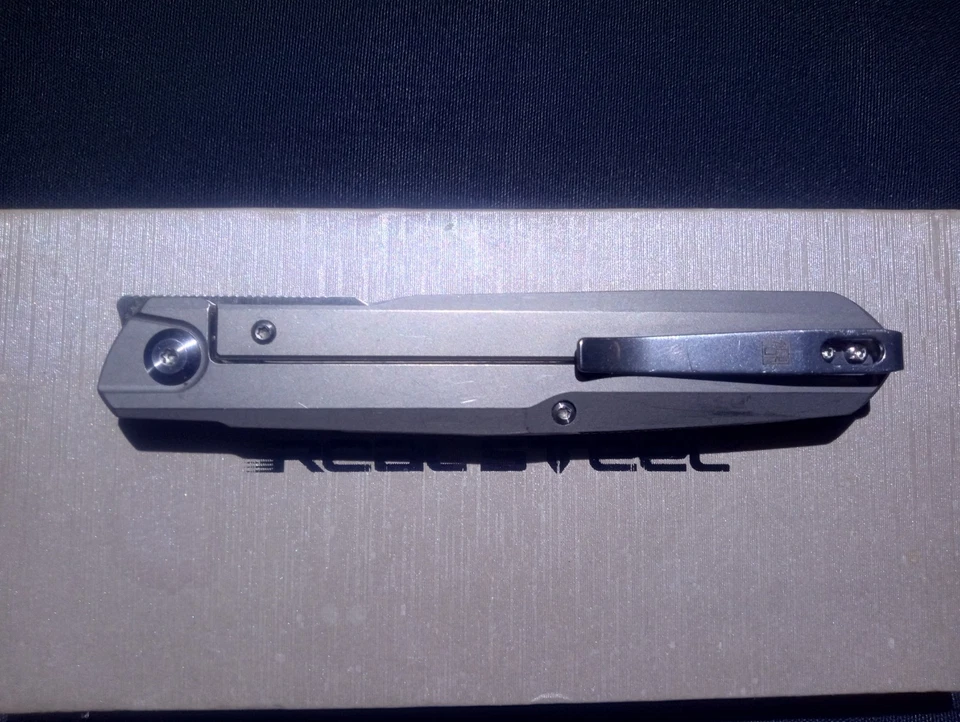 Real Steel S5 Metamorph Knife Titanium FrameLock Front Flipper S35VN 3.5" Blade - Image 3 of 4