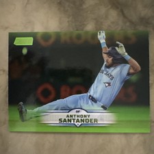 2025 Topps Stadium Club Lime Green Parallel Anthony Santander #143