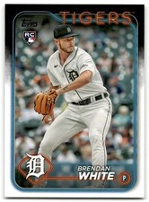 2024 Topps #8 Brendan White Detroit Tigers Rookie