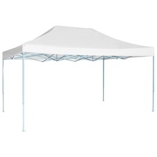 Pop-Up Profi Partyzelt Gartenzelt 3x4 M Stahl Weiß Faltpavillon Pavillon