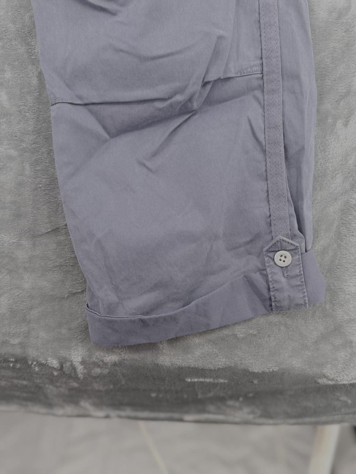 M&S Womens Cargo Trousers UK 6 Regular Navy Lyocell Stretch Utility Casual Pants image 2