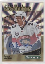 2019 Upper Deck Parkhurst Prominent Prospects Gold Brady Keeper #PP-16 Auto 0i47