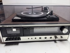 Montgomery Ward Airline Gen 6310A Turntable/Cassette/AM/FM. Powers On.