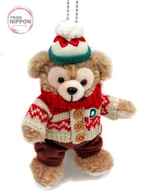 Duffy Plush Badge ''Duffy's Christmas 2015'' Tokyo DisneySea Limited