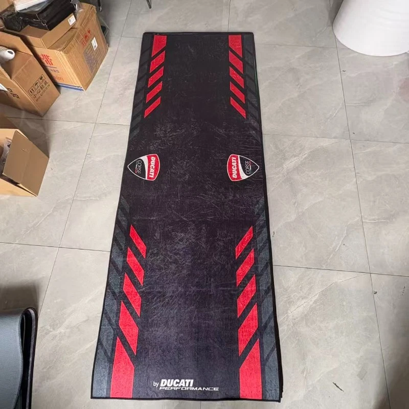 Alfombrilla de garaje para exhibición de piso Ducati V4 V4S V2 1299 MONSTER 950 821 937 939 220 cm Foto 4 de 4