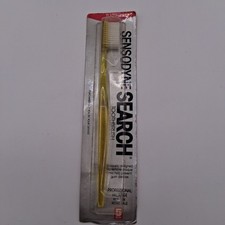 Vintage, Sensodyne Search Toothbrush Yellow,Adult, Made in UK, Nostalgia, NOS