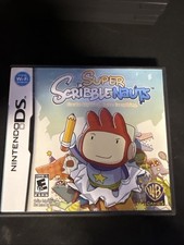 Super Scribblenauts Nintendo DS Case Manual Inserts Only Authentic NO GAME