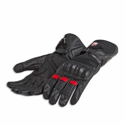 Original Ducati Strada C5 2.0 Herren Motorradhandschuhe Black /Red