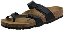 BIRKENSTOCK MAYARI BIRKO-FLOR SANDALS SIZE US MENS 4 WOMEN 6 REGULAR FIT - BLACK
