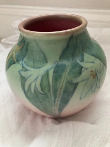 Rookwood 1931 Vintage Art Pottery Ceramic Flower Vase 919D Shirayamadani