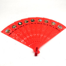 Las mejores ofertas en Ventiladores de mano azul Mujer Vintage