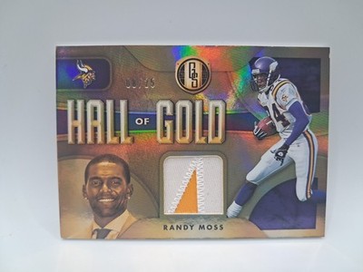2021 Gold Standard Hall of Gold #HT-RM Randy Moss Rose Gold Parallel 08/25