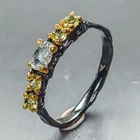 Jewellery Natural Tourmaline Ring 925 Sterling Silver Size 5.5 /R458670