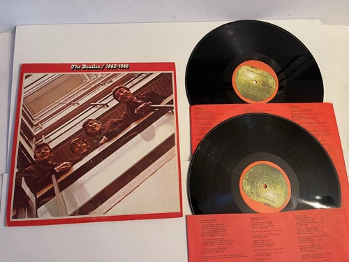 Lp Record 33 1/3 the beatles/1962-1966 red! 2lp #3403 apple records