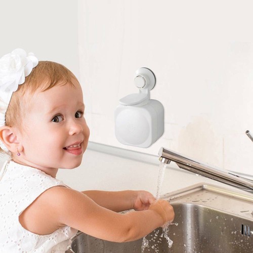 Suction Cup Soap Dispenser Wall Mounted ABS Soap Box for Bathroom Kitchen - Picture 4 of 10