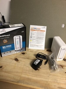 ARRIS SB6183 686 Mbps Cable Modem, White - 59243200300