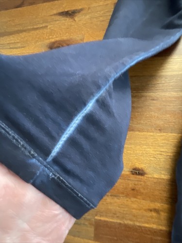 EUC YEST dunkelblau Stonewash leichte dehnbare Jacke Pullover Spitzendetail - 12 - Bild 17 von 19