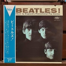 Meet the Beatles color vinyl LP THE BEATLES STORE exclusive Japanese Obi  New