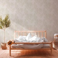 Vliestapete Creme Weiß GrüN Metallic GräSer Shabby Putzoptik 38919-4 (4,46€/1Qm)