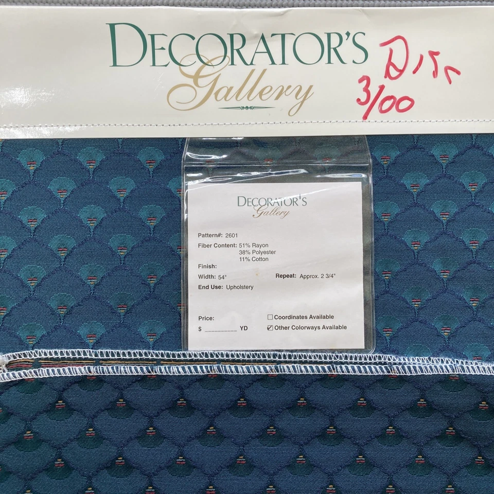 Amostra de tecido para estofados Decorators Gallery 26" painel quadrado concha de mistura poli - Imagem 3 de 4