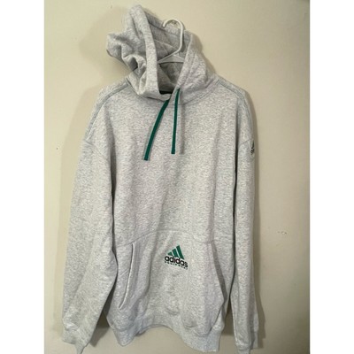 Adidas Originals EQT Hoody Sweatshirts Men Light Grey Heather, Large