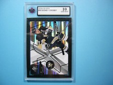 2008/09 UPPER DECK UD SPX NHL HOCKEY CARD #18 SIDNEY CROSBY KSA 10 GEM MINT