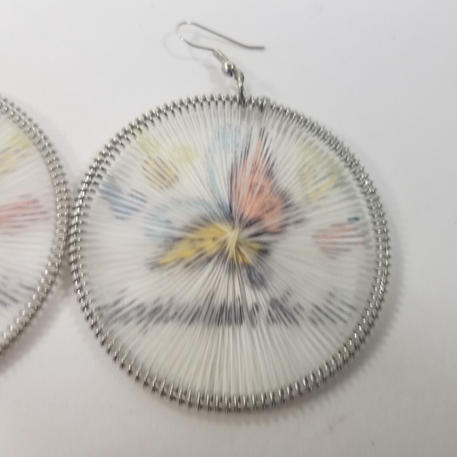 Butterfly Thread String Art Dangle Earrings Anima… - image 3