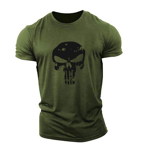 Men's Muscle T Shirts Short Sleeve Tee Shirts Top Athletic Workout Gym Shirt