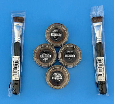 Bareminerals Bare Escentuals  - COGNAC DIAMOND - EC - LOT OF 4 - PLUS 2 BRUSHES