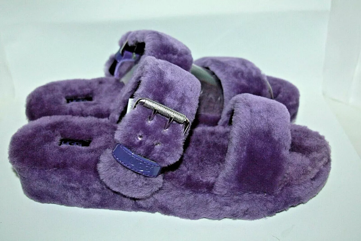 UGG Fuzz Yeah Violet Bloom slippers Women s 12b