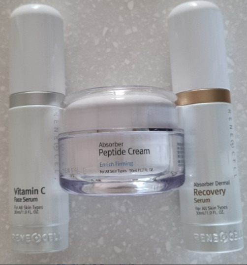 Renecell Vitamin C 3pcs Set New Serum Cream Trouble Moisture - NEW - K-Beauty