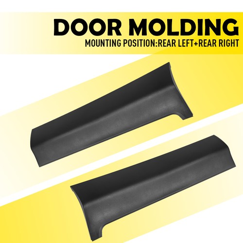 2 PCS NEW Rear Lower Door Molding Garnish Left Right For Honda CR-V 2012-2016