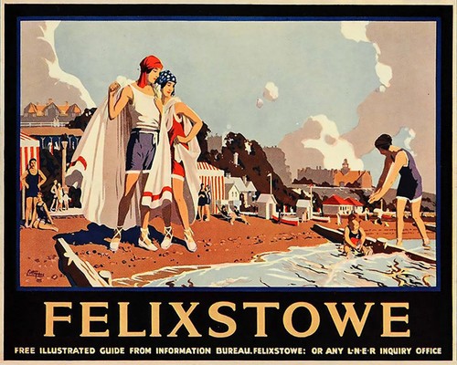 UK Holiday Posters Prints Towns Travel Vtg Advert Picture Home Decor Art Gift - Picture 114 of 262
