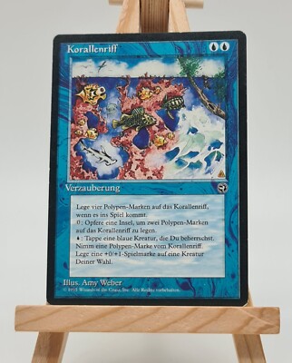 Korallenriff Heimatländer Magic Karte MTG Deutsch (Coral Reef) 