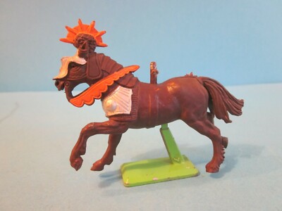 Britains Deetail. Kunststoff Ritter Pferd. Einige Fehlteile. Guter Zustand