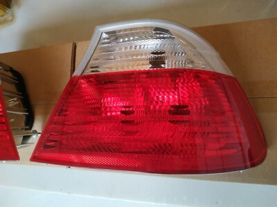 BMW E46 tail lights L+R side panel white turn !NEW! OEM
