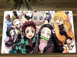 Yugioh Anime Playmat Kimetsu no Yaiba Kamado Tanjirou CCG TCG Mat Card Game Mat