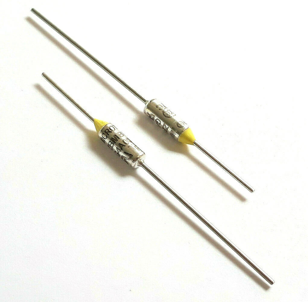 2 EACH NEW MICROTEMP ® ZBMBEQ G4A00 077C 77C TF THERMAL CUTOFF FUSE eBay