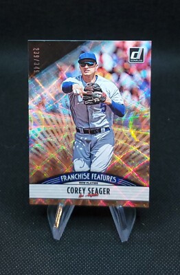 2019 Donruss Corey Seager Rookie Brendan Rodgers Franchise Features RC #'d /349