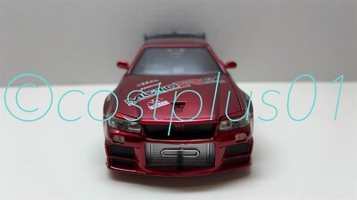 JADA DUB CITY 2002 NISSAN SKYLINE GT R R34 1:24 RED MOTOREX ## | eBay