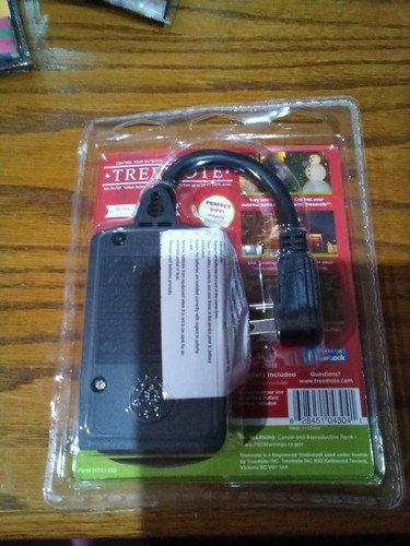 Treemote Wireless Remote Control -Outdoor Indoor Lights Christmas -2 Plug Outlet - Picture 2 of 2