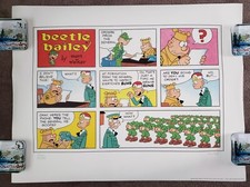 BEETLE BAILEY PRINT - MORT WALKER - Signed / Numbered Limited Edition #324/395
