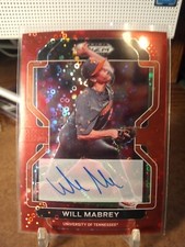 Will Mabrey 2022 Panini Prizm Draft Picks Auto /99 Tennessee