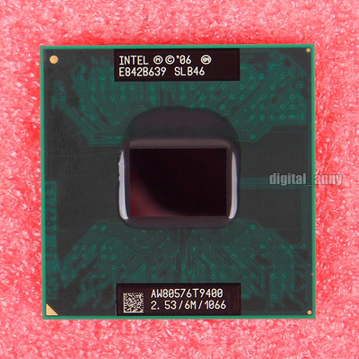 Intel Core 2 Duo T9400 2.53 GHz Dual-Core CPU Processor SLB46 AW80576T9400