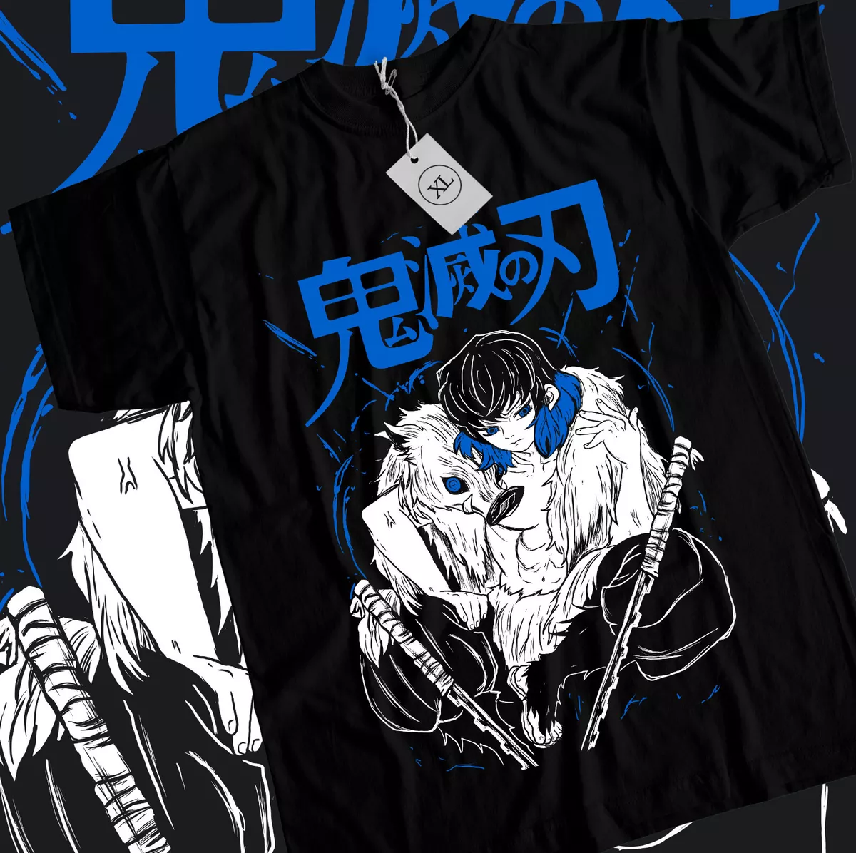 Demon Slayer Inosuke Black T-Shirt