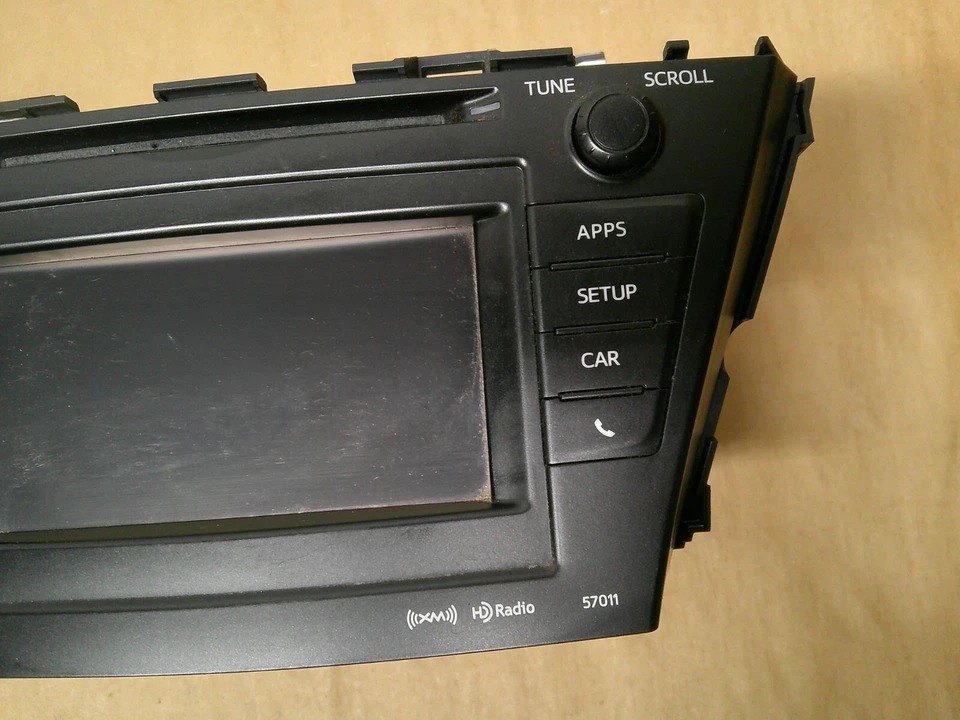 2012-2014 TOYOTA PRIUS V ДИСПЛЕЙ РАДИО ЭКРАН 86140-47020 OEM - Изображение 3 из 4