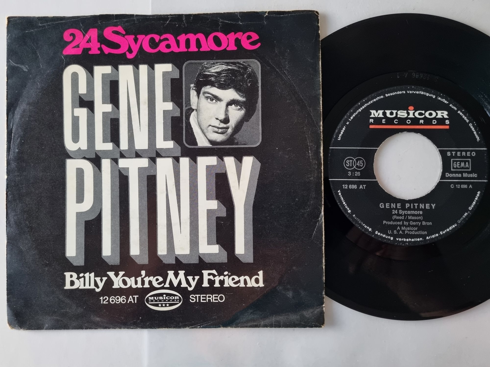 Gene Pitney - 24 Sycamore 7'' Vinyl Germany